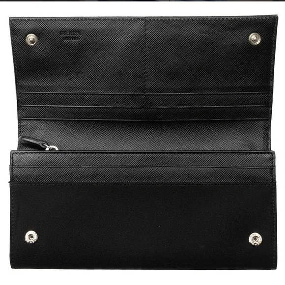 Prada Nero Saffiano Long Wallet - Picture 8 of 15